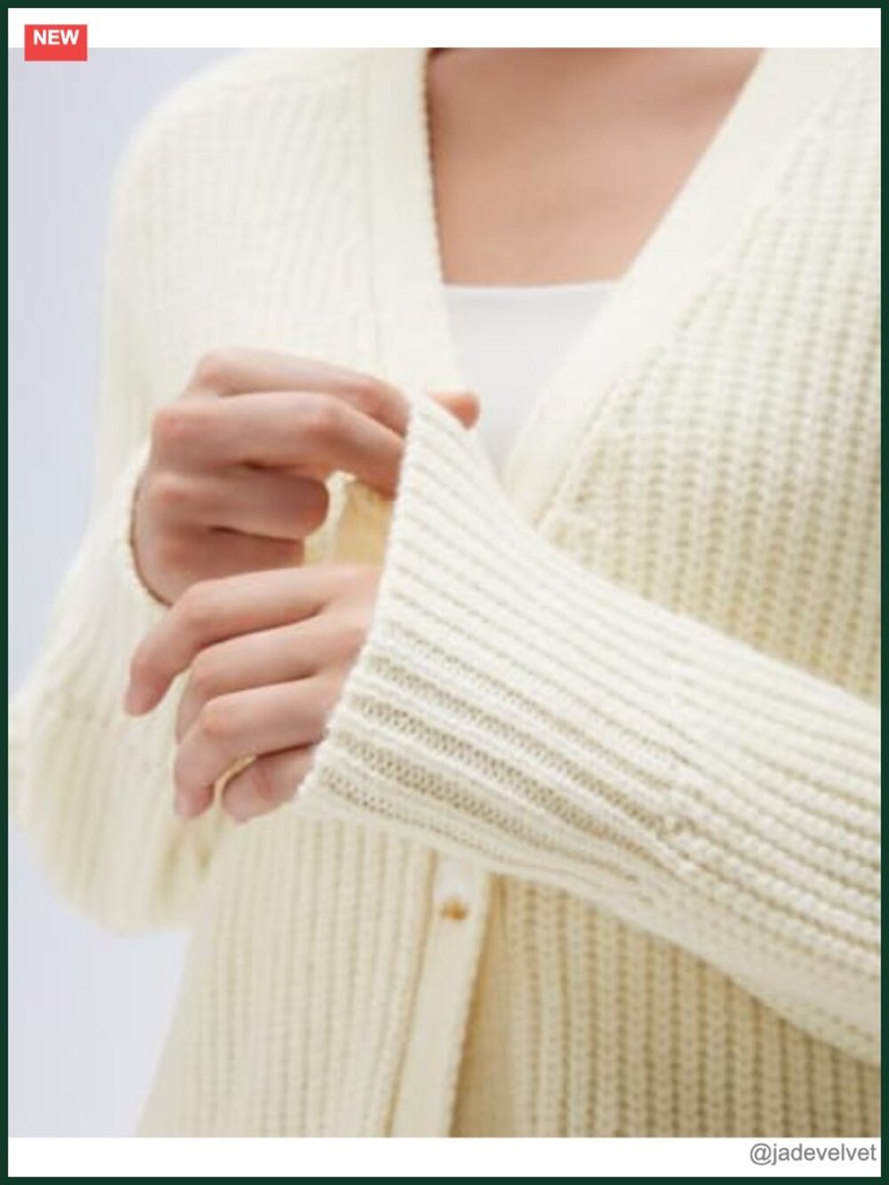 Women Long Sleeve Button Down Oversized Short Cardigan Fall Open Front Knit - Picture 5 of 7